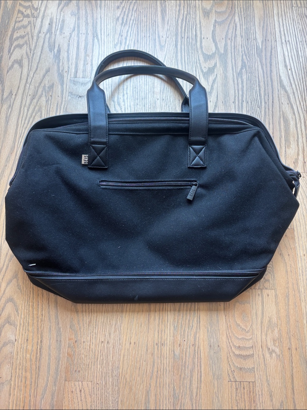 Beis Black Weekender Bag - Picture 2 of 4